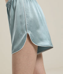 Ensemble de Pyjama Court en Soie 100% pour Femme