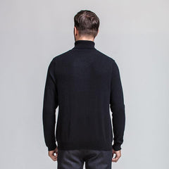 Pull à Col Montant en Cachemire pour Homme