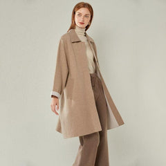 Manteau en Pure Laine pour Femmes