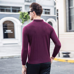 Pull en Cachemire à Col Revers pour Homme