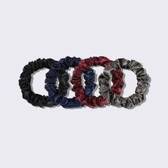 Élastiques en soie 22 Momme 2,5 cm, lot de 4 pièces