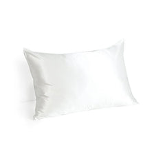 Ensemble de Taies d'Oreiller en Soie Satinée avec Fermeture Cachée 2 Pièces