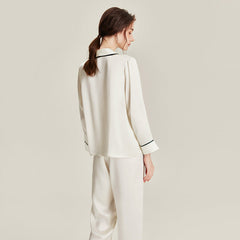 Pyjamas en Soie Double Boutonnage 22 Momme pour Femme