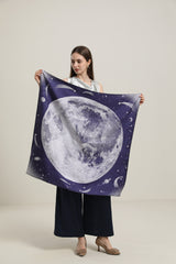 Élégant Foulard en Soie Pure