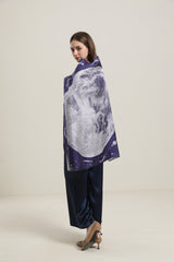 Élégant Foulard en Soie Pure