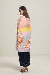 Foulard en Soie Rose Frais