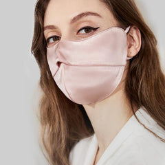 Masque de Protection pour le Coin des Yeux en Soie 100%