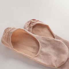 Chaussettes invisibles en soie pour femmes, confortables et adaptées à la peau