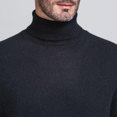 Pull à Col Montant en Cachemire pour Homme