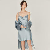 Ensemble Nuit en Soie Pure 2 Pièces