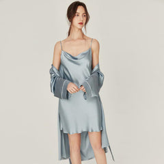 Ensemble Nuit en Soie Pure 2 Pièces