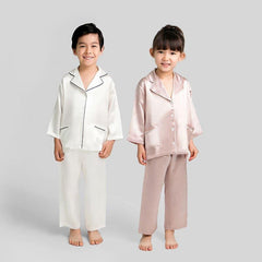 Pajama en Soie Long Classique pour Enfants