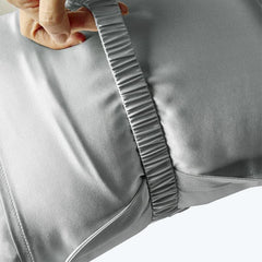 Ensemble de Voyage en Soie avec Coussin et Masque pour les Yeux 2 Pièces