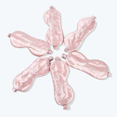 Masque de Sommeil en Soie Rose 12 Constellations 22 Momme
