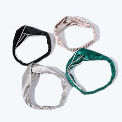 Chouchous En Soie Élastique Avec Passepoil Pour Femmes