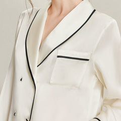 Pyjamas en Soie Double Boutonnage 22 Momme pour Femme