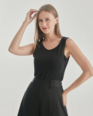 Débardeur Tricoté Sans Manches pour Femme