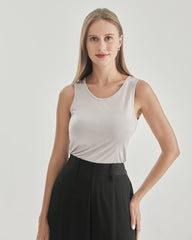 Débardeur Tricoté Sans Manches pour Femme