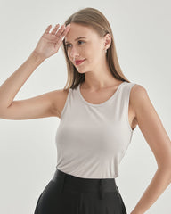 Débardeur Tricoté Sans Manches pour Femme