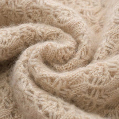 Floral Pattern Cashmere Sweater