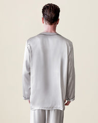 Ensemble Pyjama pour Homme en Soie Pure 2 Pièces