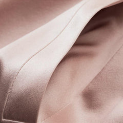 Robe Réversible en Soie et Velours pour l'Hiver Pink