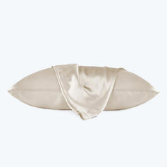 Taie d'Oreiller Classique en Soie 19 Momme Champagne