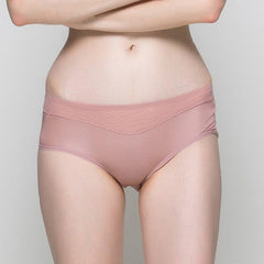 Culotte Haute Taille en Soie de Mûrier Tricotée