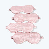 Masque de Sommeil en Soie Rose 12 Constellations 22 Momme