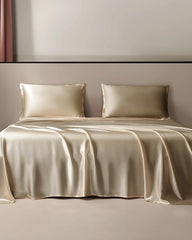 Drap Plat en Soie 100 % à 19 Momme