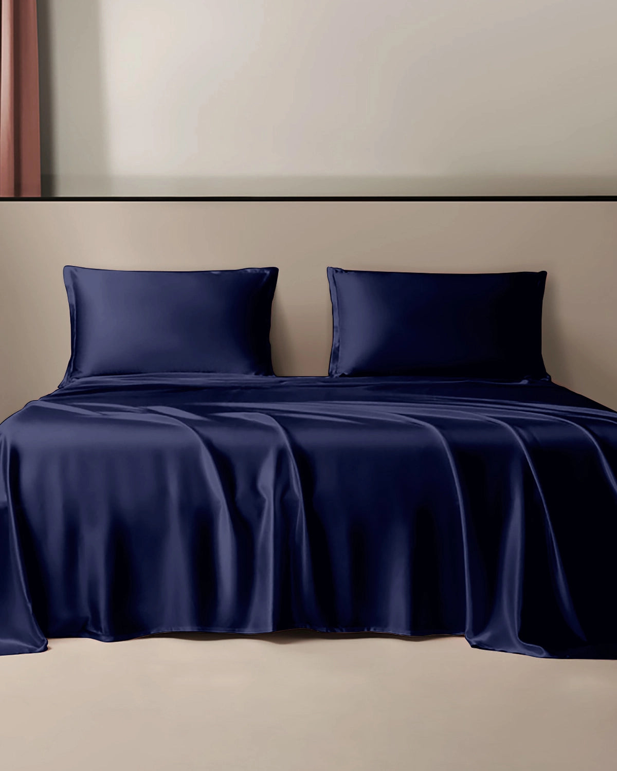Drap Plat en Soie 100 % à 19 Momme