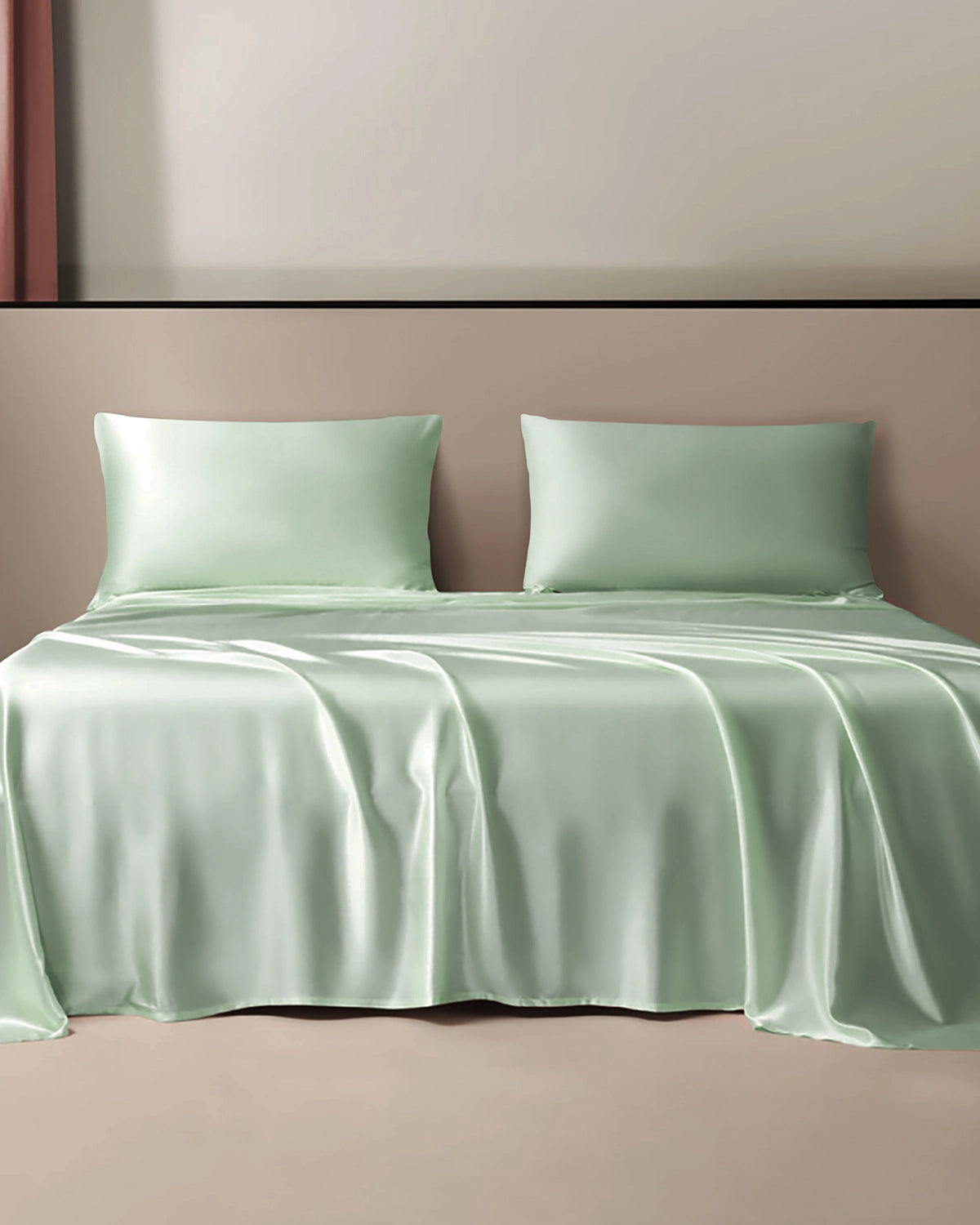 Drap Plat en Soie 100 % à 19 Momme