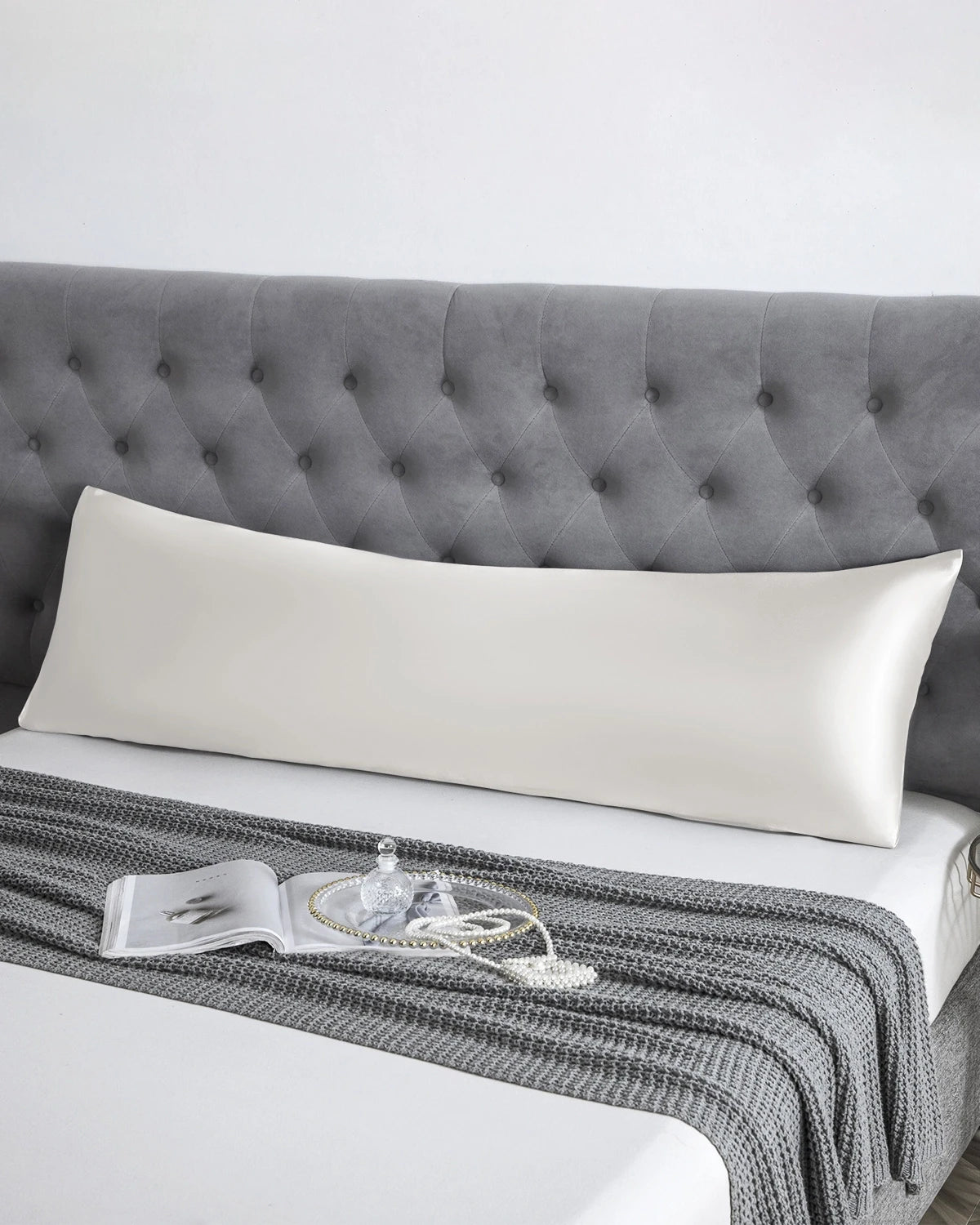 Taie d'oreiller de corps en soie 19Momme 20"x54"