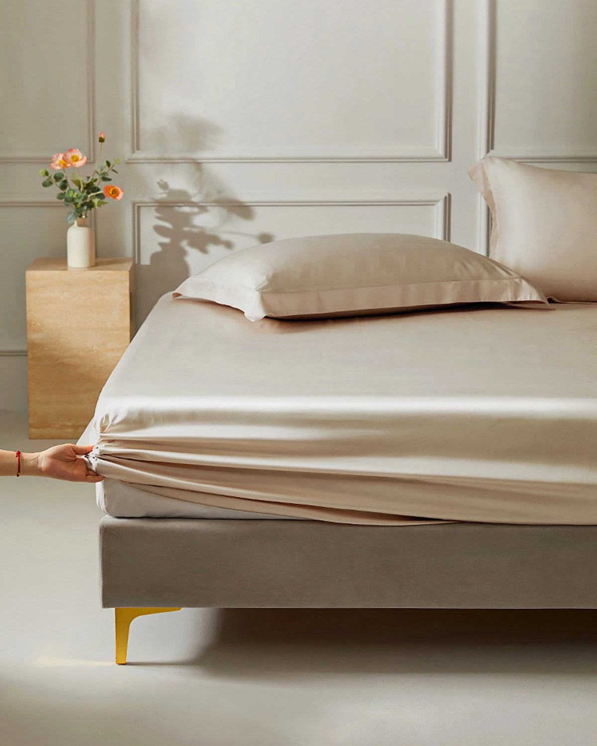Drap Housse en Soie 19 Momme