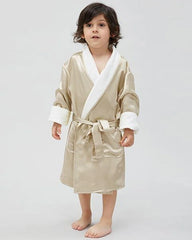 Robe Réversible en Soie et Velours pour Enfants