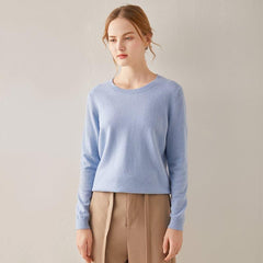 Pull en Cachemire Col Rond Coupe Classique
