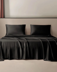 Ensemble de Draps Plat en Soie 22 Momme 3PCS