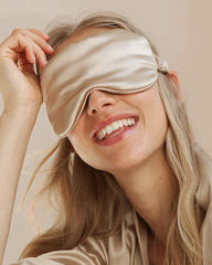 Masque pour les Yeux en Soie 22 Momme Soulagement pour les Yeux Secs