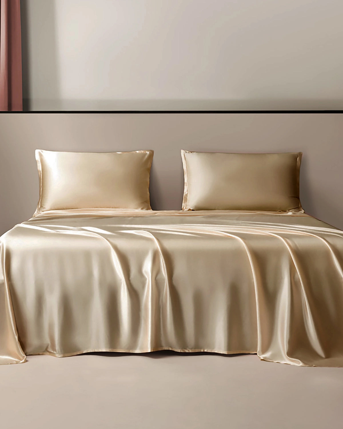 Drap Plat en Soie 100% 25 Momme