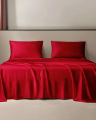 Set de Draps Plat en Soie 25 Momme 3 Pièces