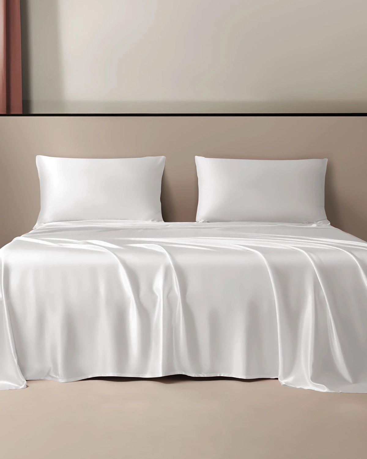 Set de Draps Plat en Soie 25 Momme 3 Pièces