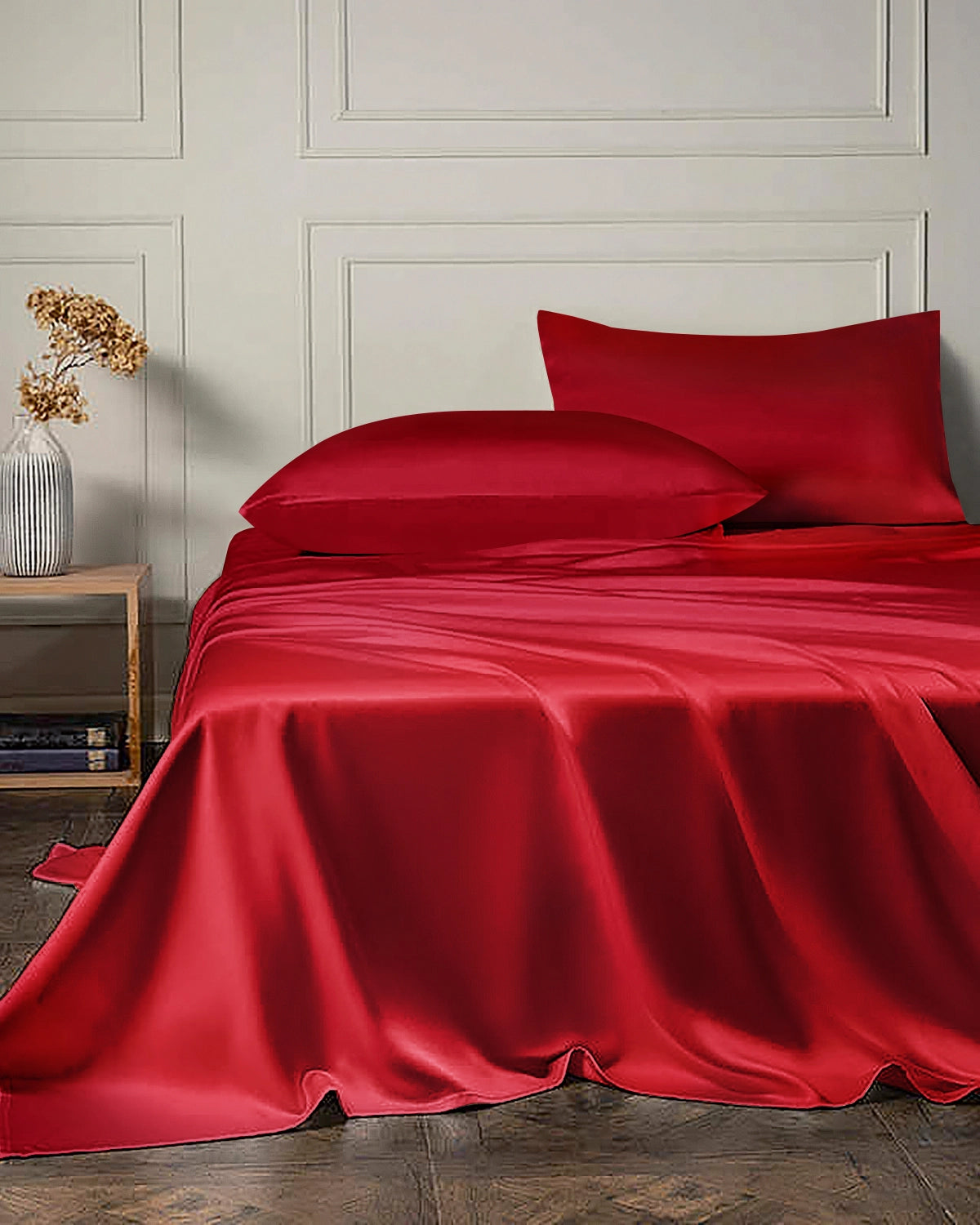 Set de Draps en Soie 25 Momme 4 Pièces