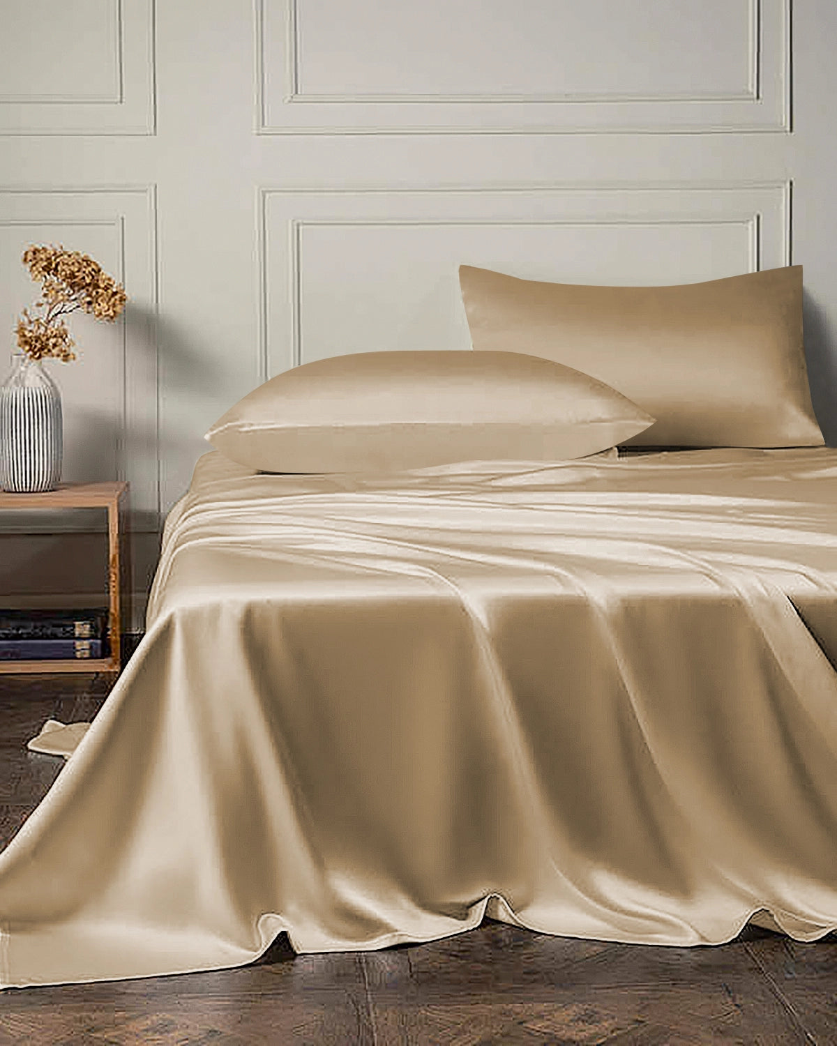 Set de Draps en Soie 25 Momme 4 Pièces