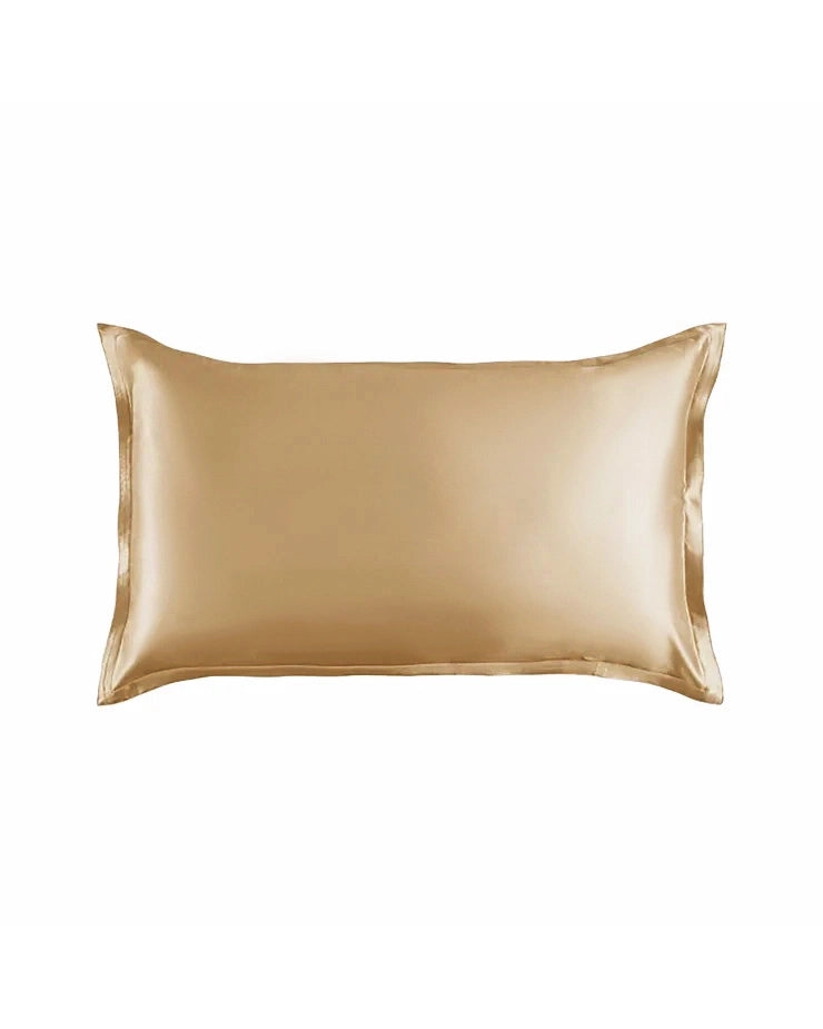 Taie d’oreiller Oxford en soie de mûrier 25 momme avec bordure