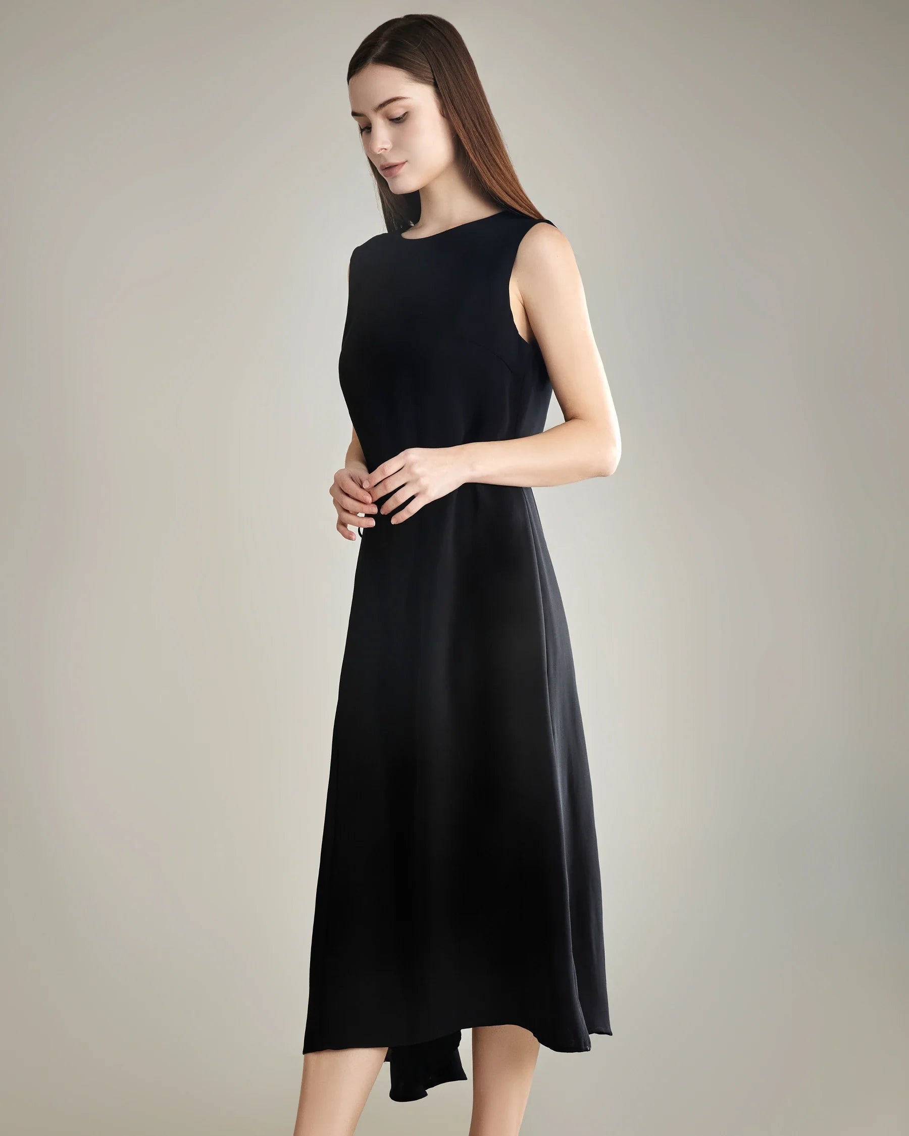 Robe en Soie Sans Manches 32 Momme