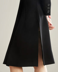 Robe en soie à double boutonnage 40 Momme