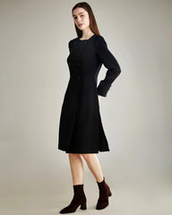 Robe en soie à double boutonnage 40 Momme