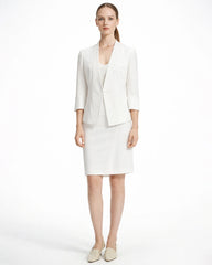 Blazer Femme en Soie 40 Mommes Manches 3/4