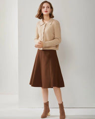 Cardigan en Cachemire à Tricot Nœud