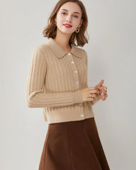 Cardigan en Cachemire à Tricot Nœud